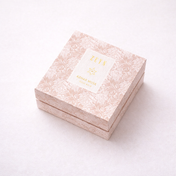 Zeyn box with floral patterns and a visible brand name on a white background. AzharMuskBox_Refill_PDP_Elevated
