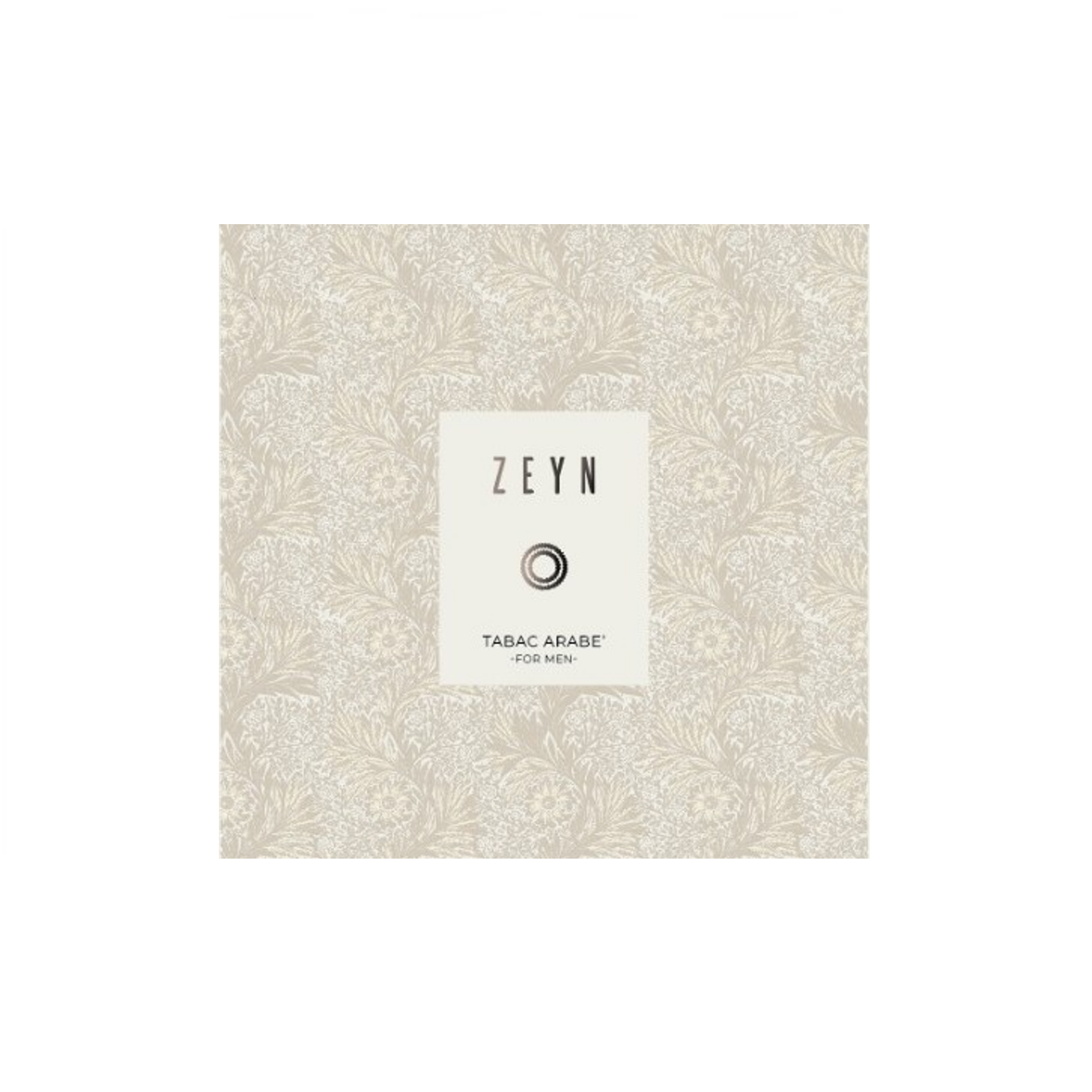 Zeyn Tabac Arabe for Men packaging on a light beige background