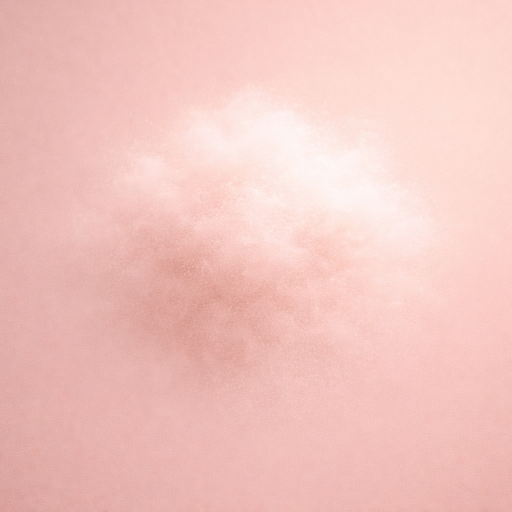 Solid light pink color swatch. Zuria Pudra